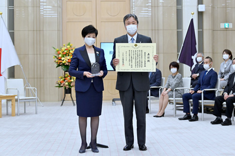 写真：損害保険ジャパン表彰式