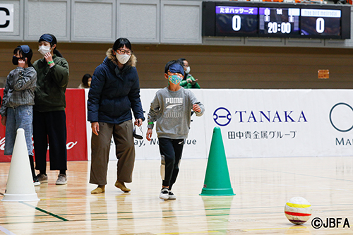 ブラインドサッカー体験会