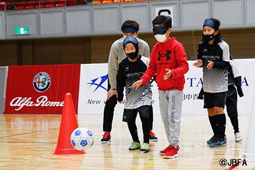 ブラインドサッカー体験会