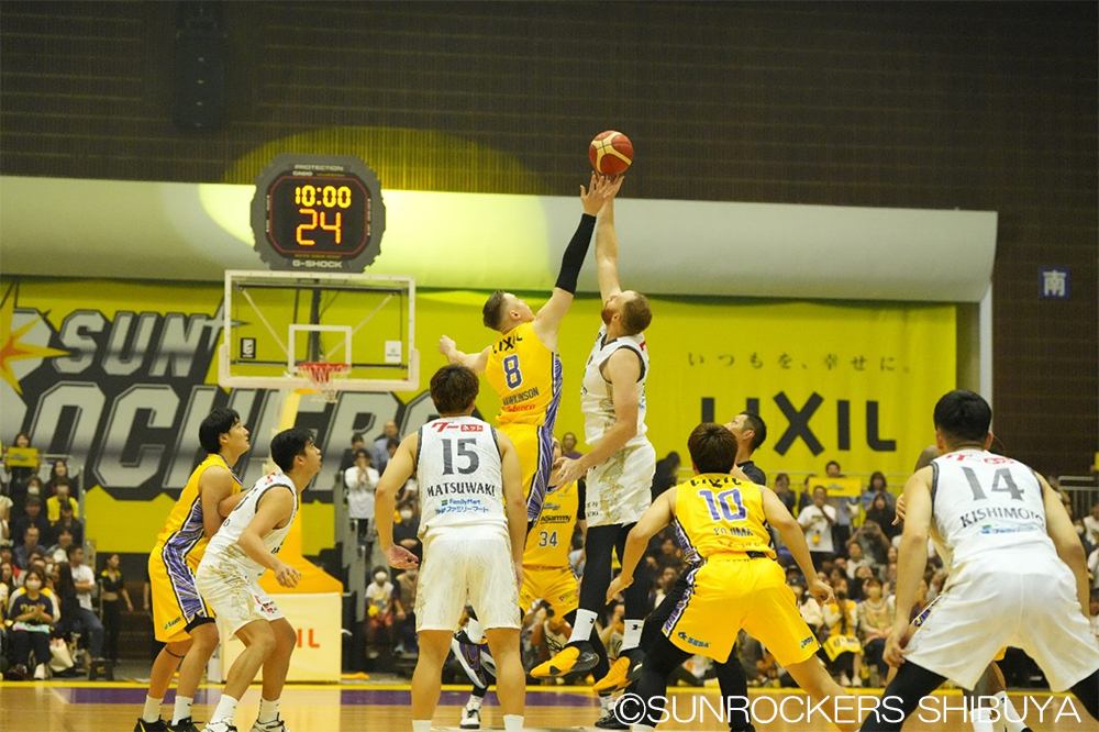 男子プロバスケットボール（B1リーグ）サンロッカーズ渋谷ホームゲーム
