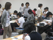 聖徳大学人文学部人間栄養学科柳沢香絵講師とそのスタッフによる「トップアスリートに必要な栄養の採り方」の指導