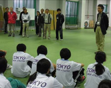 東京都アーチェリー協会近藤理事長からの講話