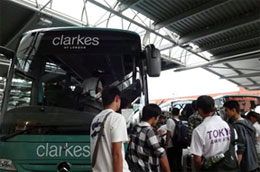 ヒースロー空港から宿舎へ移動