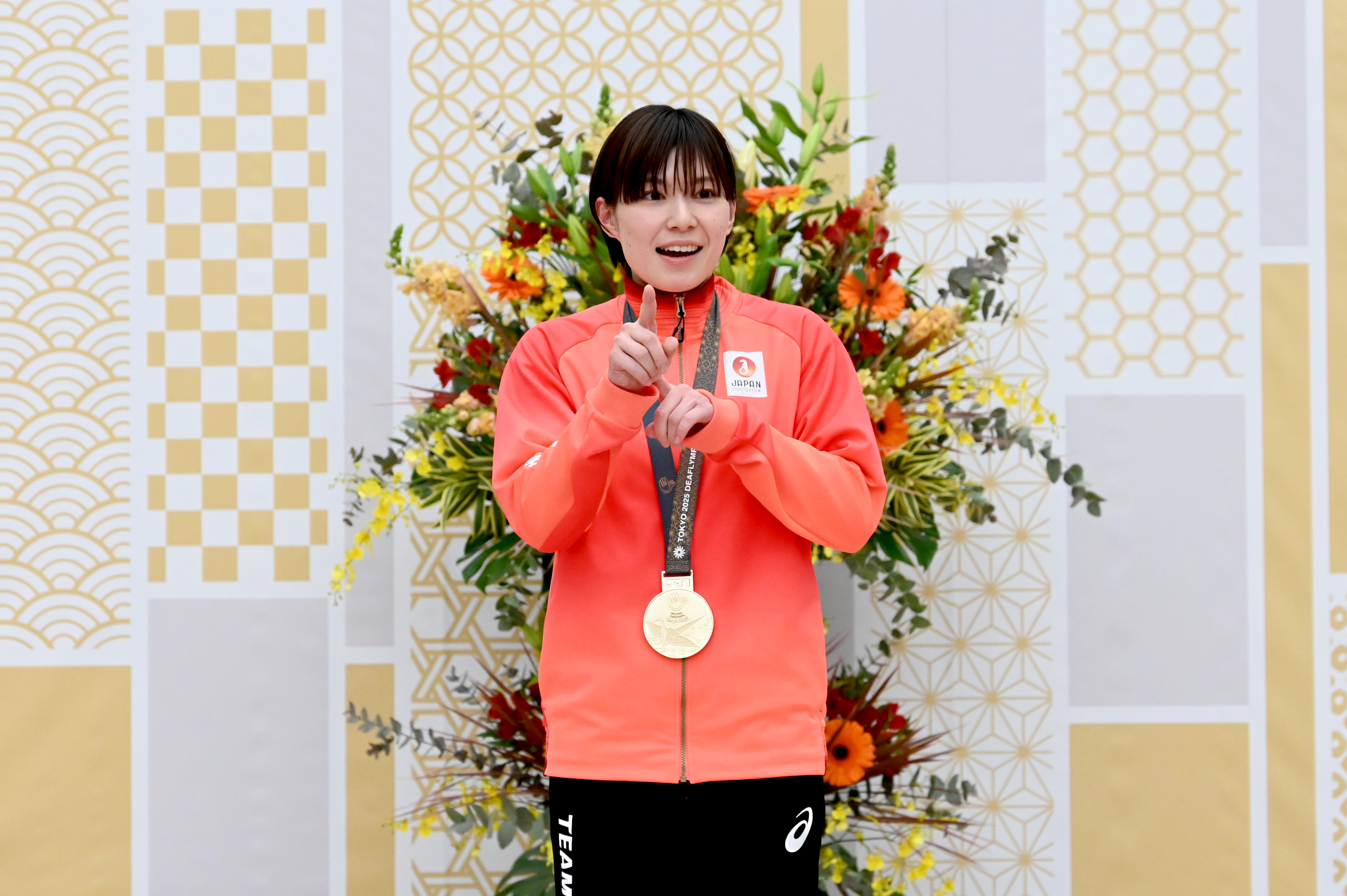 女子バスケ賞状授与後カット or 若松優津選手挨拶カット