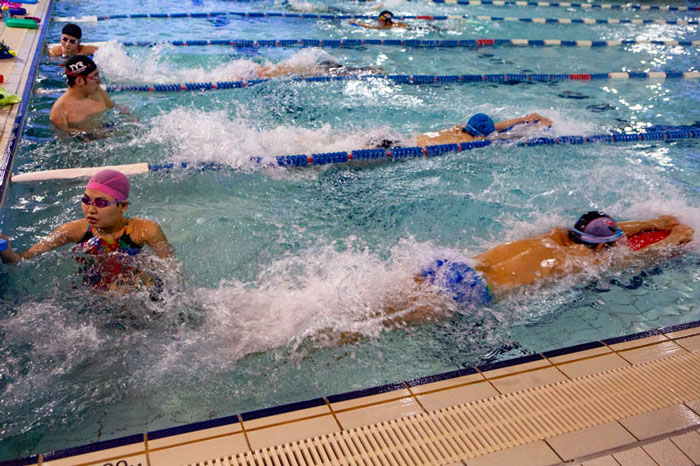 写真：水泳練習会の様子2