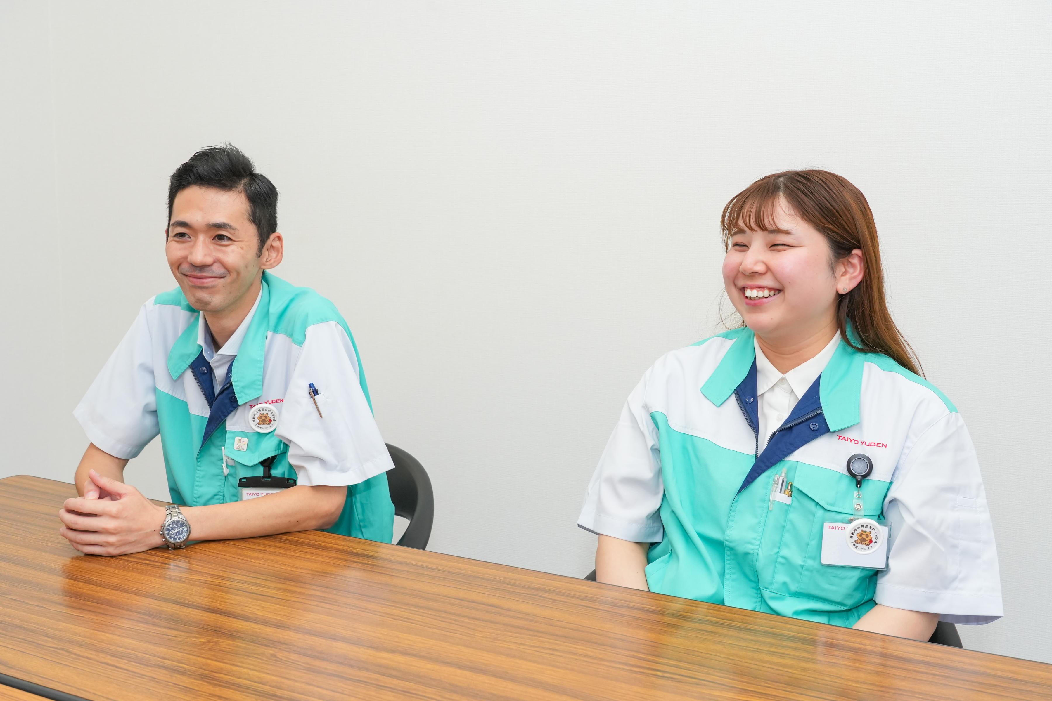 経営管理グループ 人事総務部 新井 良（あらい りょう）さん 原田 満鈴亜（はらだ みれあ）さん