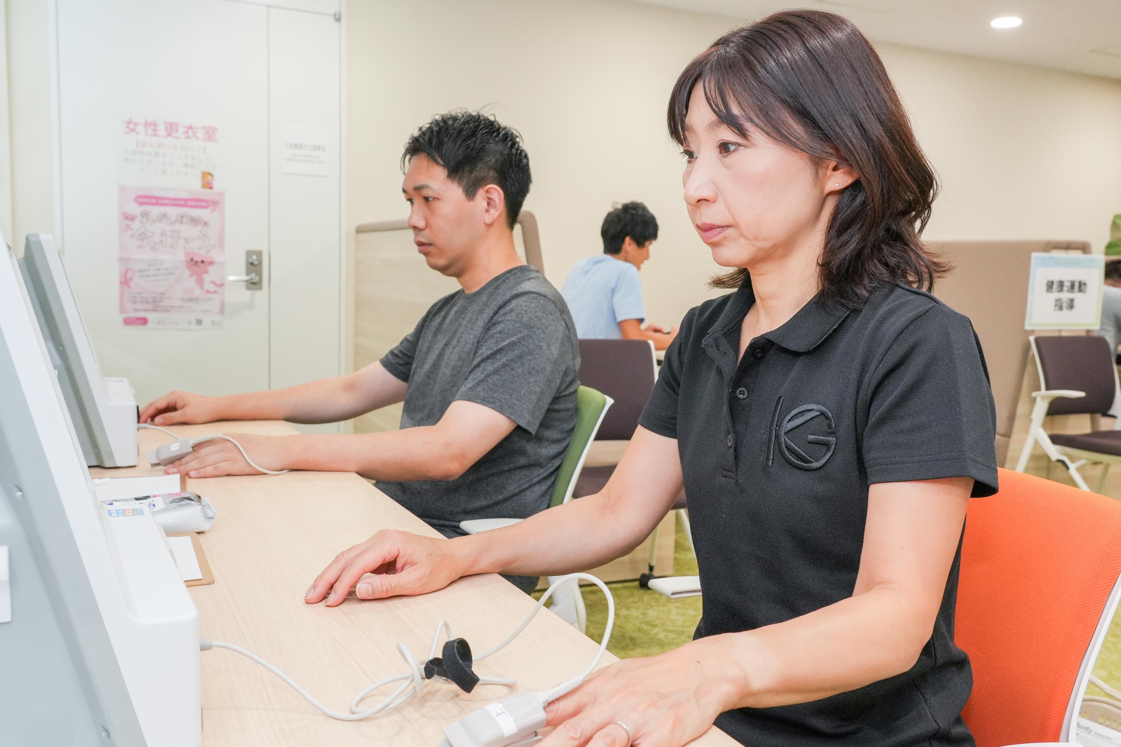 実際の測定の様子