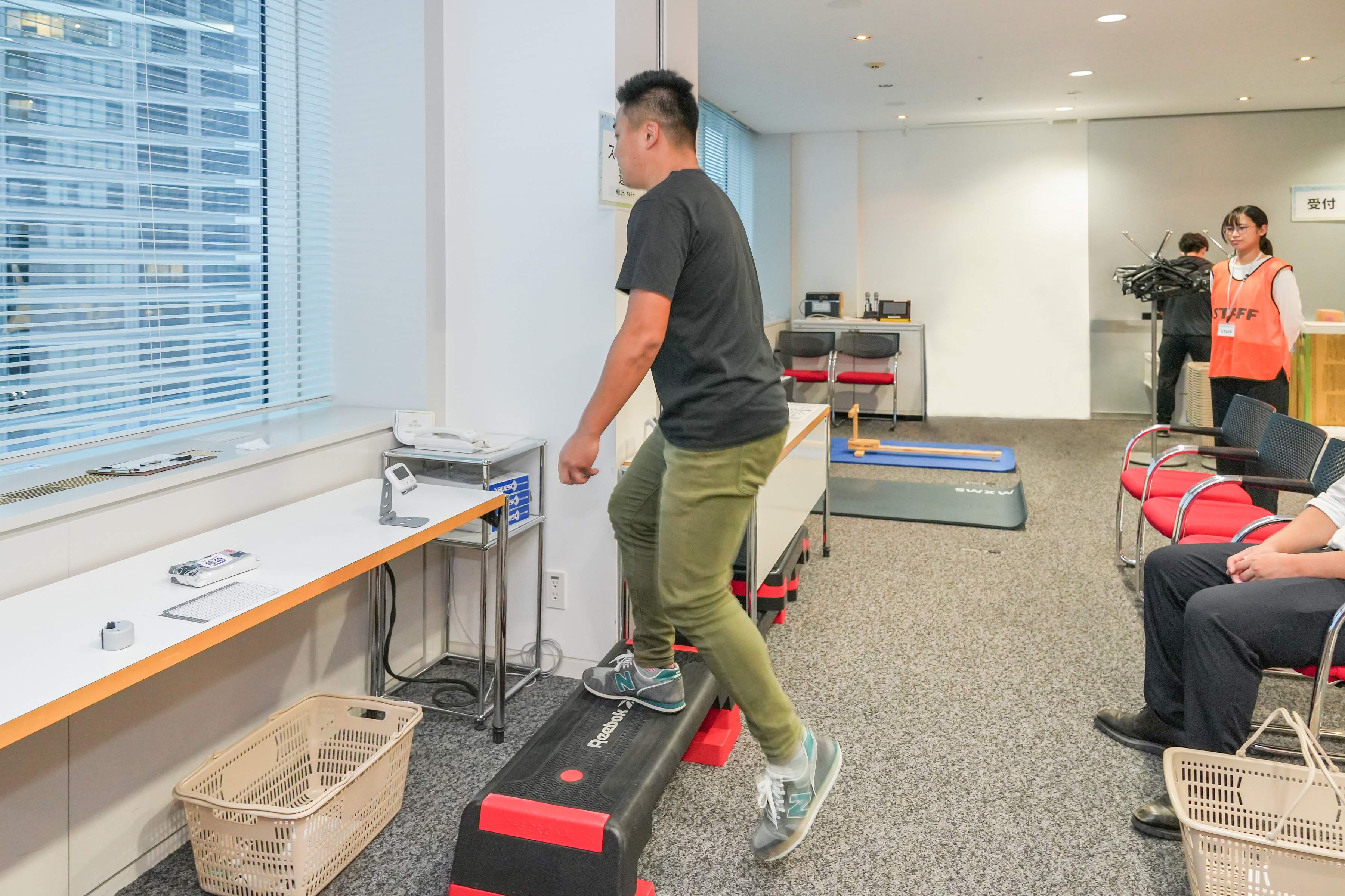 ステップ台運動の様子