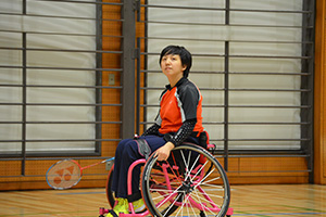 山崎悠麻選手の写真1