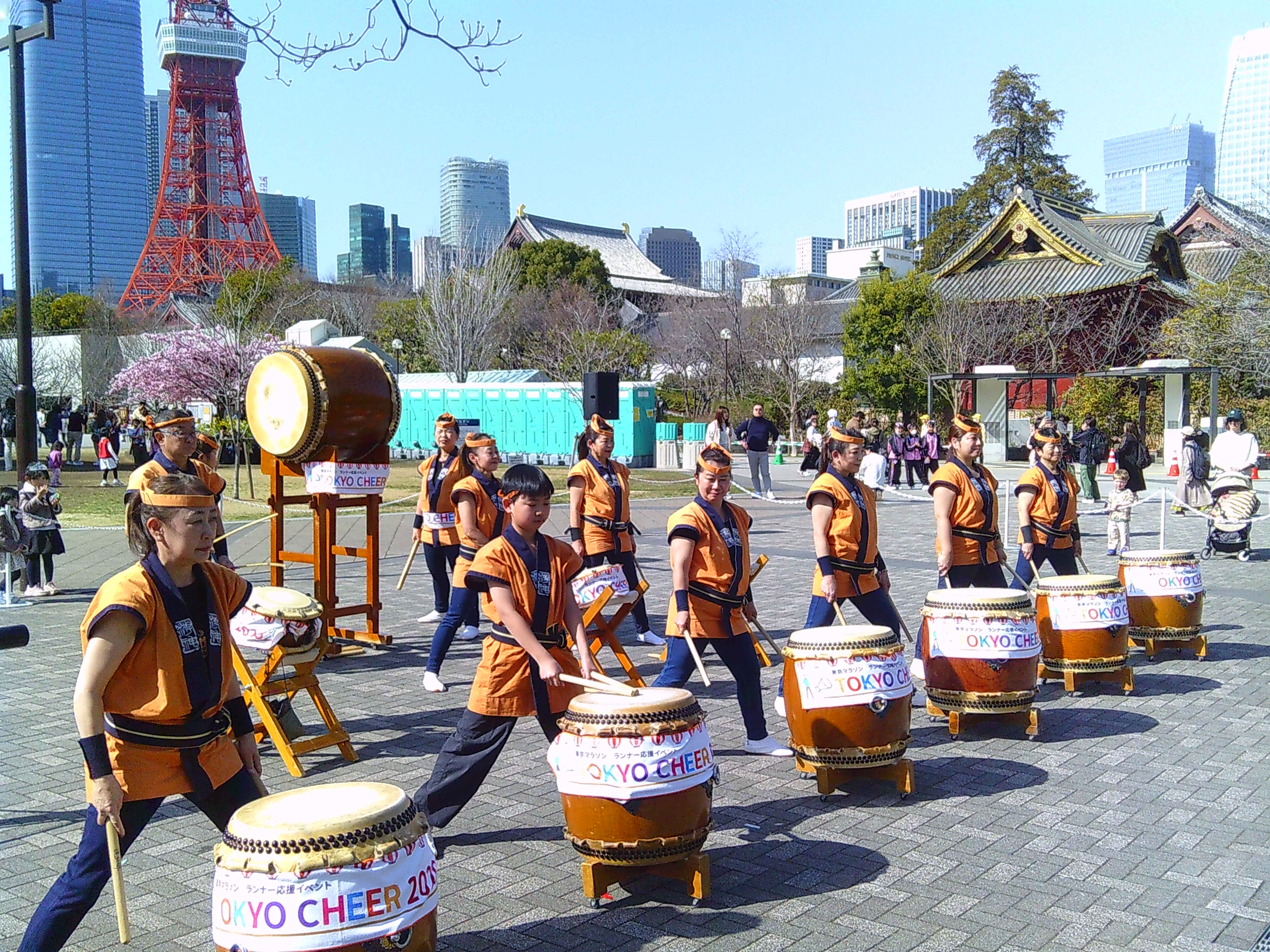 港区立芝公園の様子です。