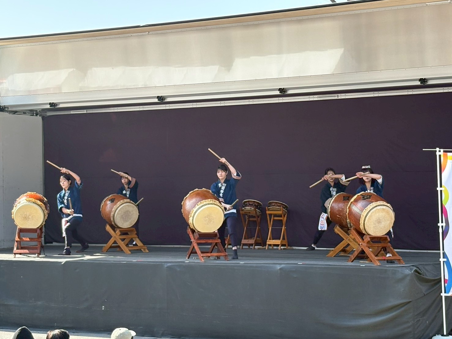 皇居外苑メイン会場の様子です。