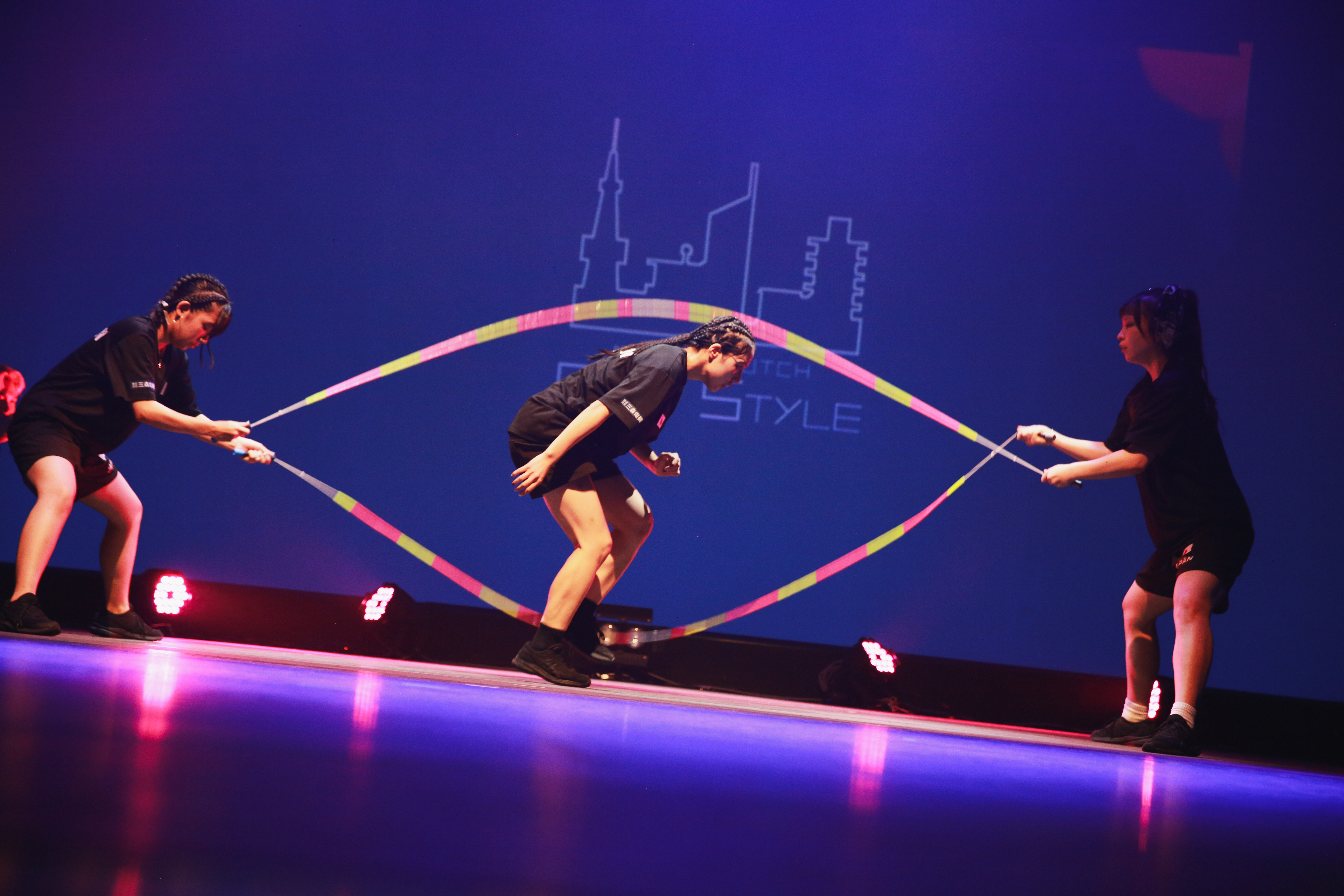 競技中の村岡 結愛選手