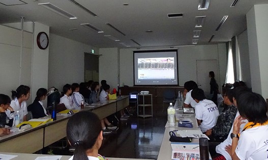 東京都カヌー協会による講話の写真