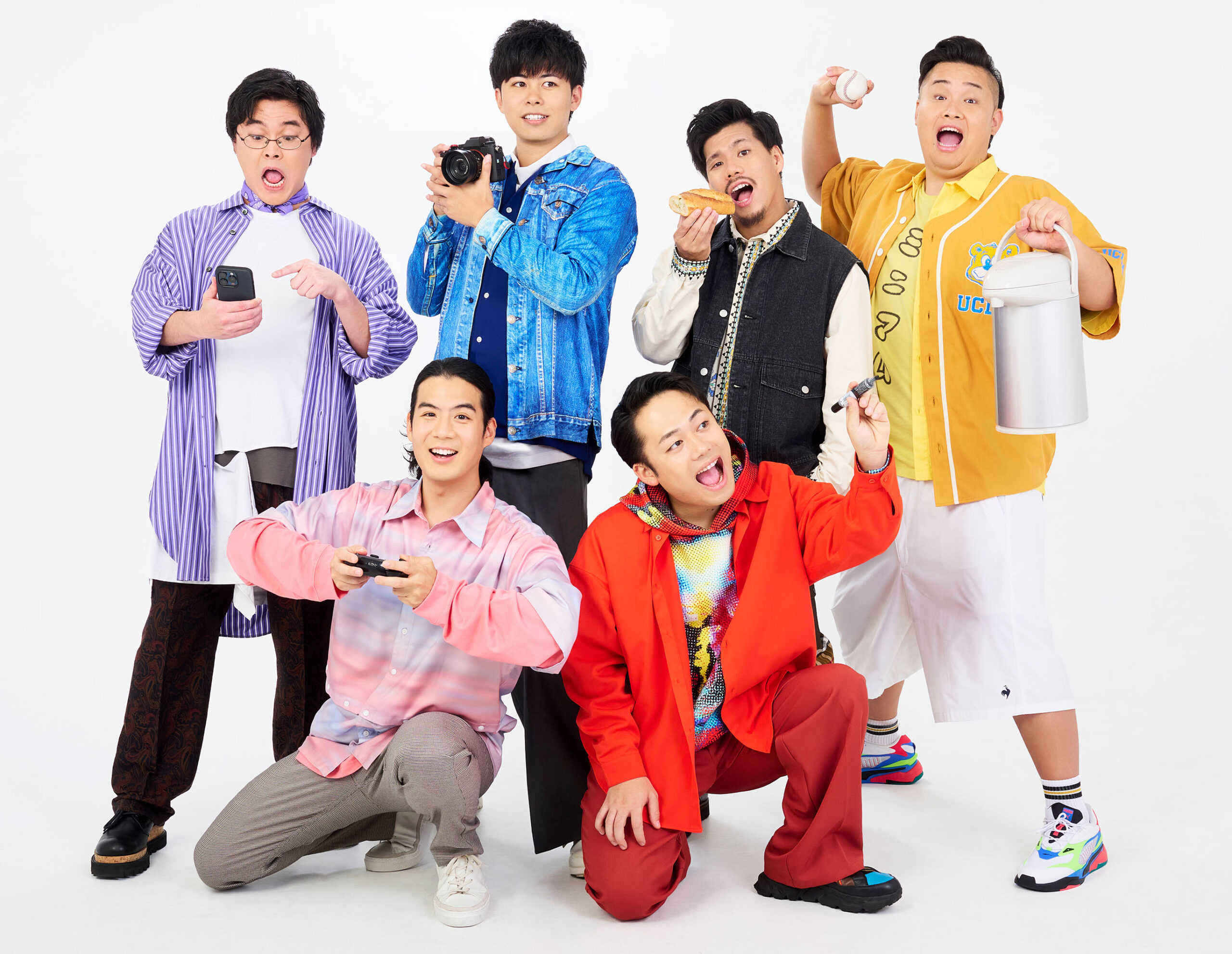 フィッシャーズ6名の写真