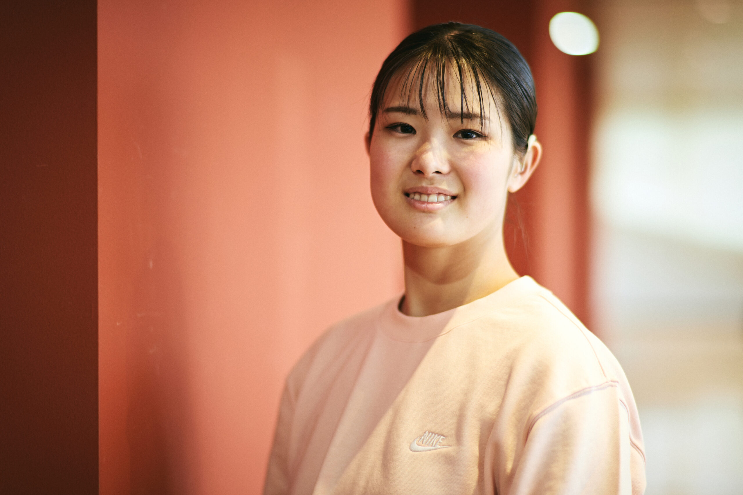 The photo of Ogura looking at us and smiling.